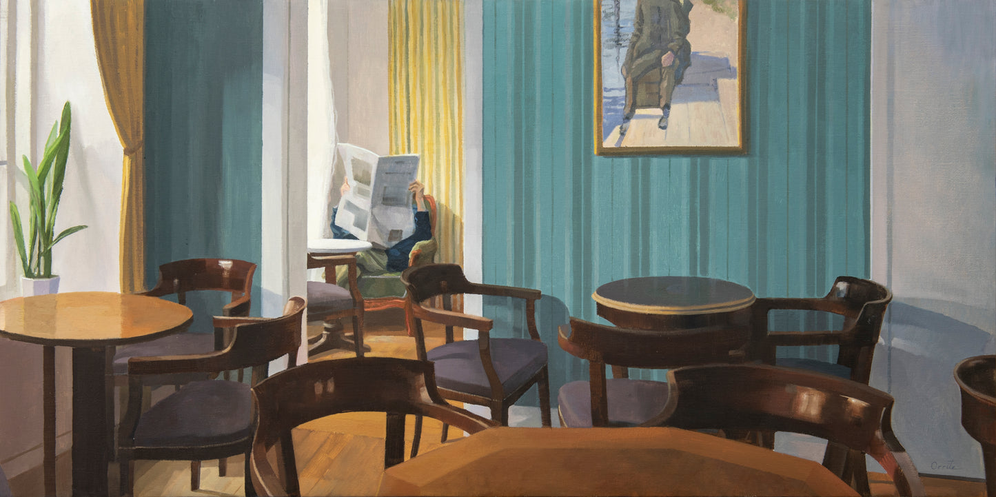 Leyendo el periódico