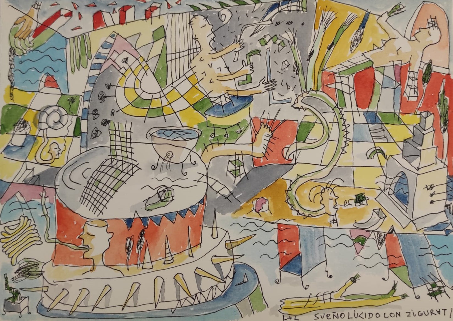 Sueño lúcido con zigurat