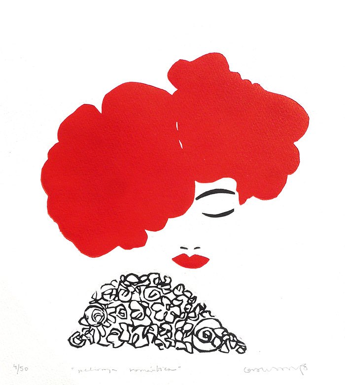 Pelirroja romántica