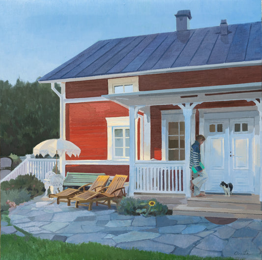 Last light in the red house