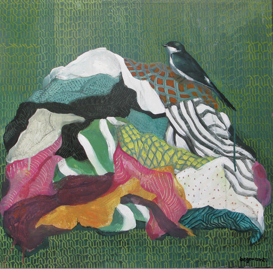 Entre la ropa que se amontona